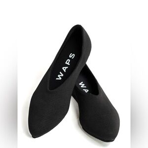 WAPS- Machine Washable Black Flats
